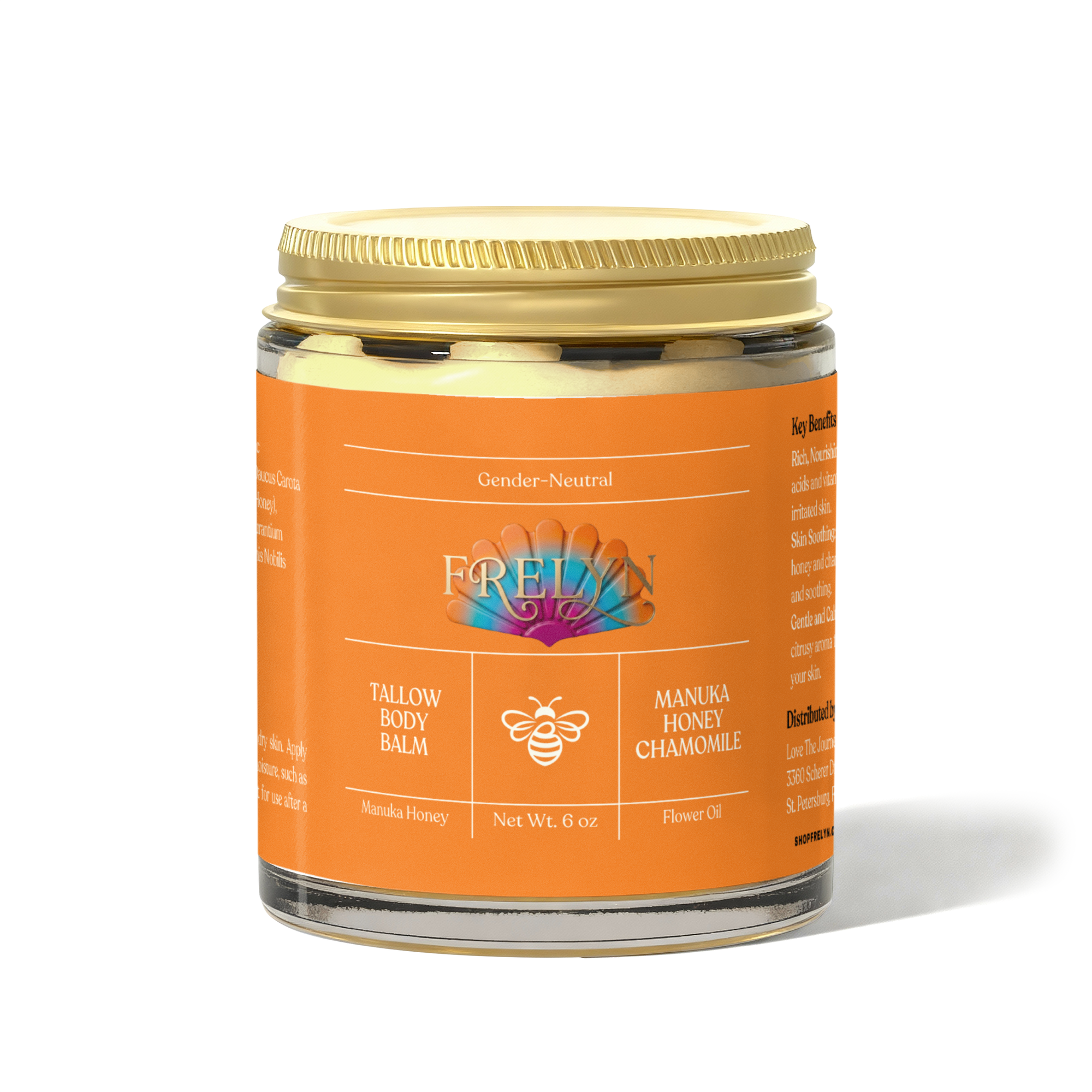 Tallow Body Balm — Manuka Honey & Chamomile | By Frelyn