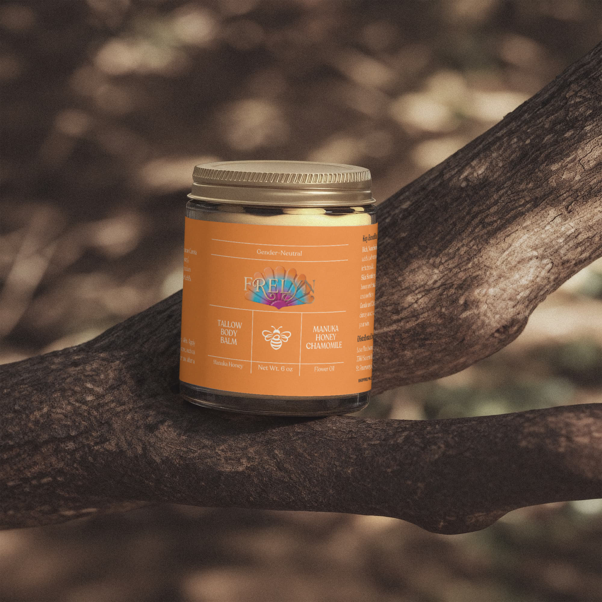 Tallow Body Balm — Manuka Honey & Chamomile | By Frelyn