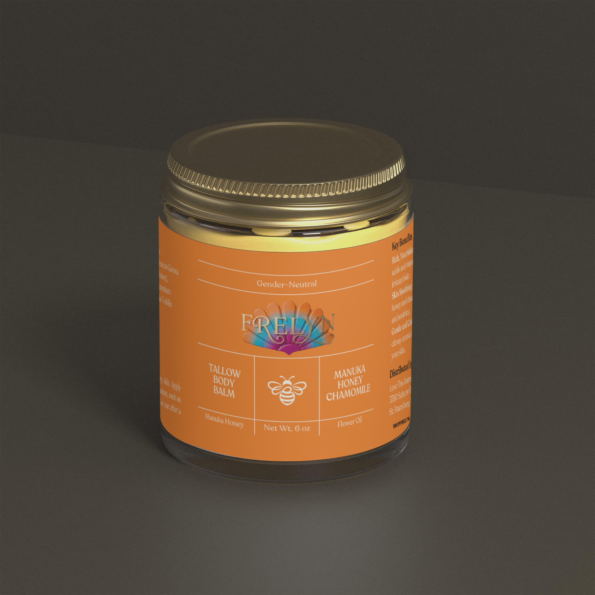 Tallow Body Balm — Manuka Honey & Chamomile | By Frelyn