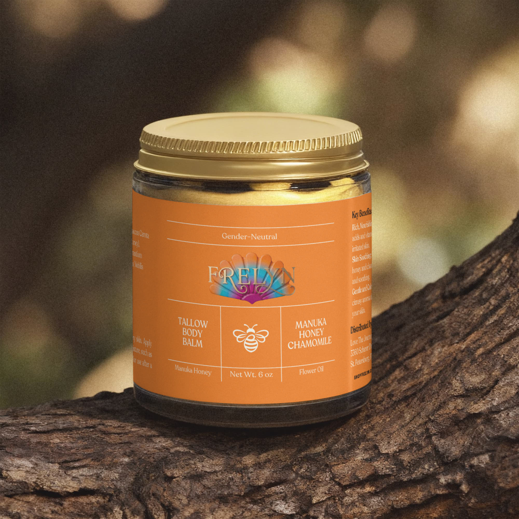 Tallow Body Balm — Manuka Honey & Chamomile | By Frelyn