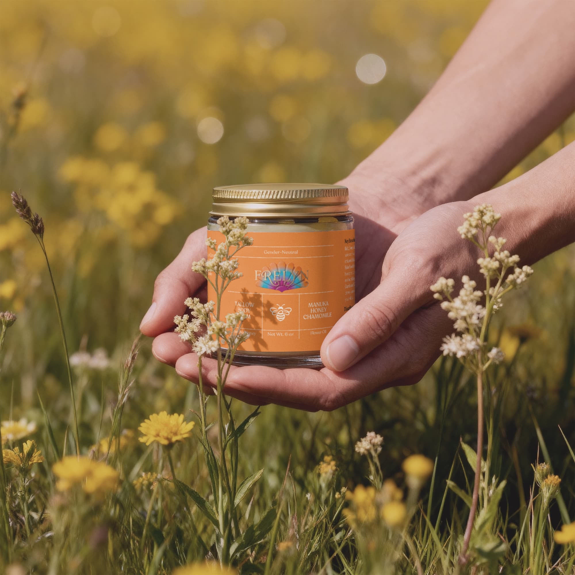 Tallow Body Balm — Manuka Honey & Chamomile | By Frelyn