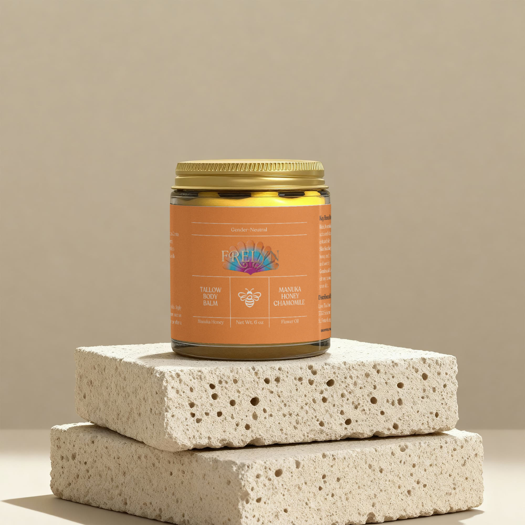 Tallow Body Balm — Manuka Honey & Chamomile | By Frelyn