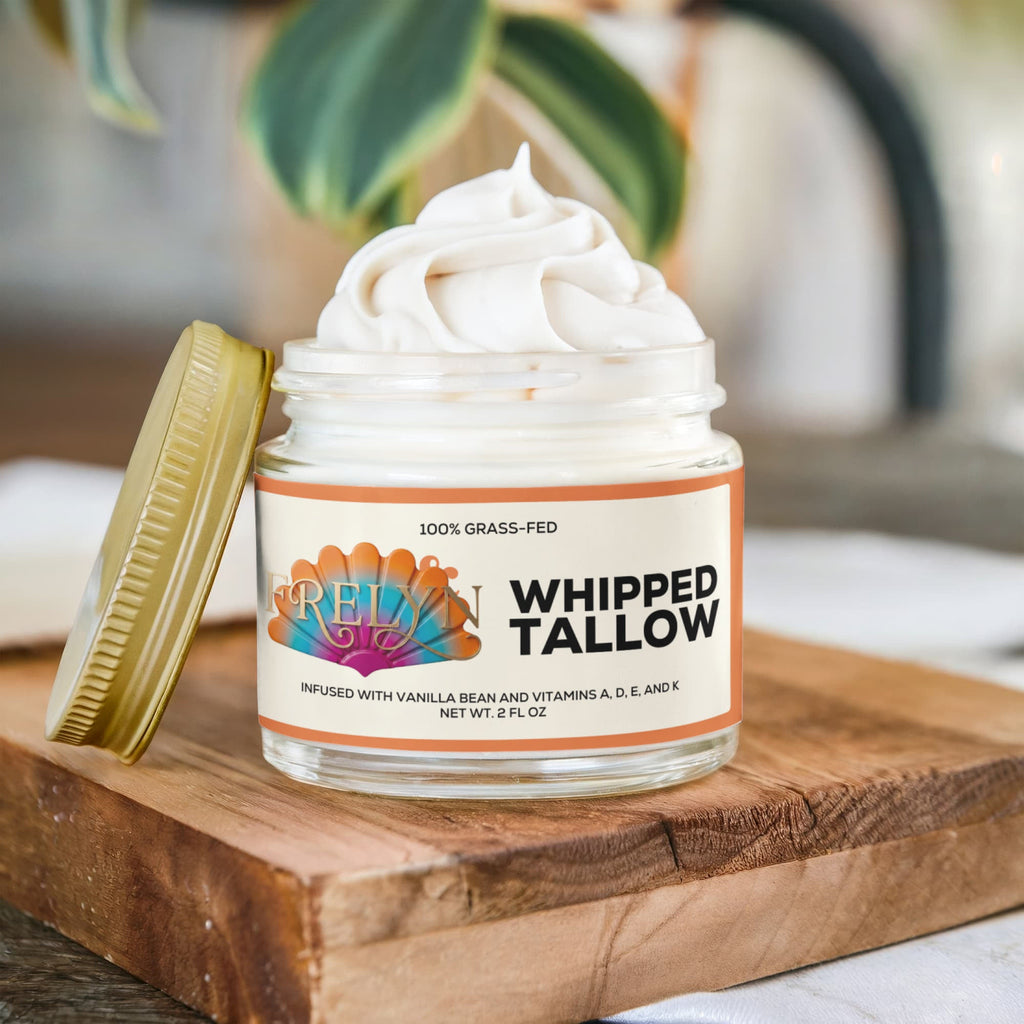 Whipped Grass-Fed Tallow Balm — Vanilla Bean | By Frelyn
