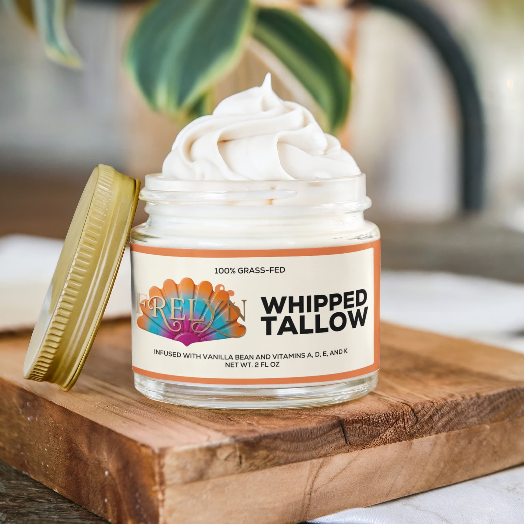 Whipped Grass-Fed Tallow Balm — Vanilla Bean | By Frelyn