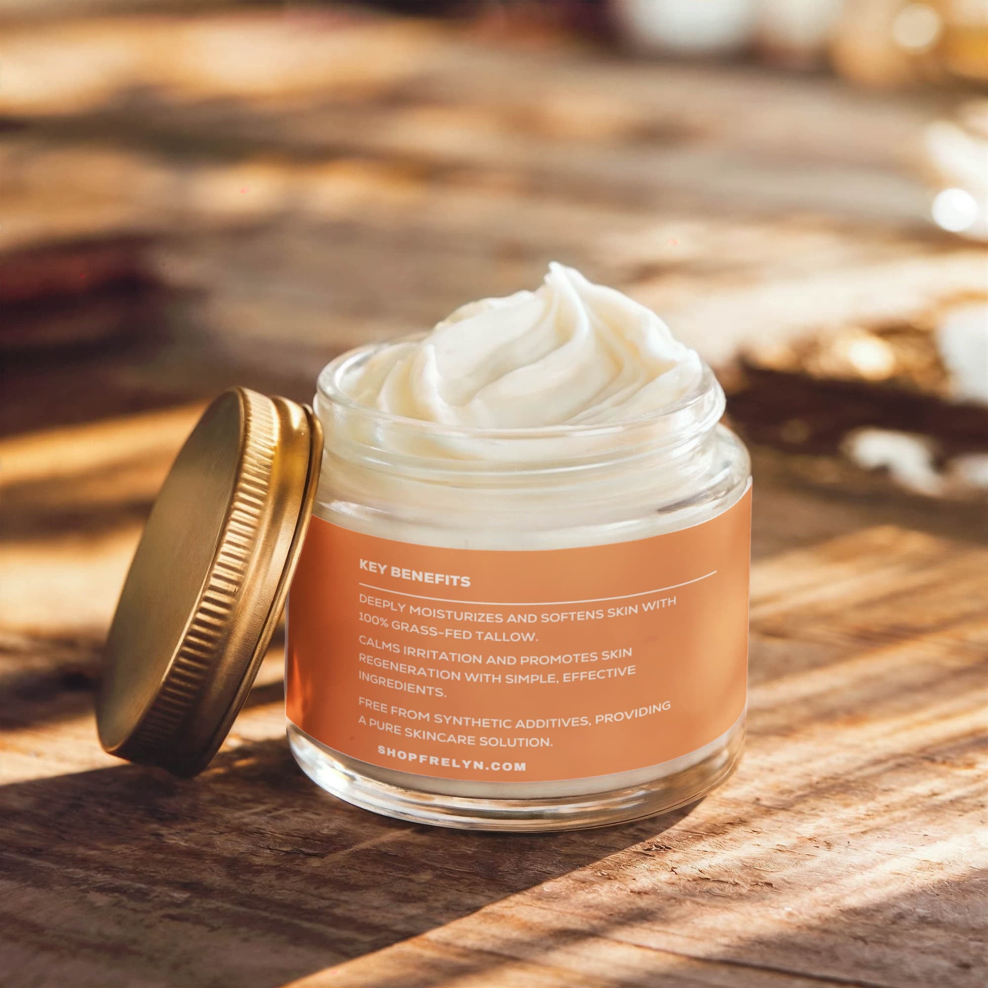 Whipped Grass-Fed Tallow Balm — Vanilla Bean | By Frelyn
