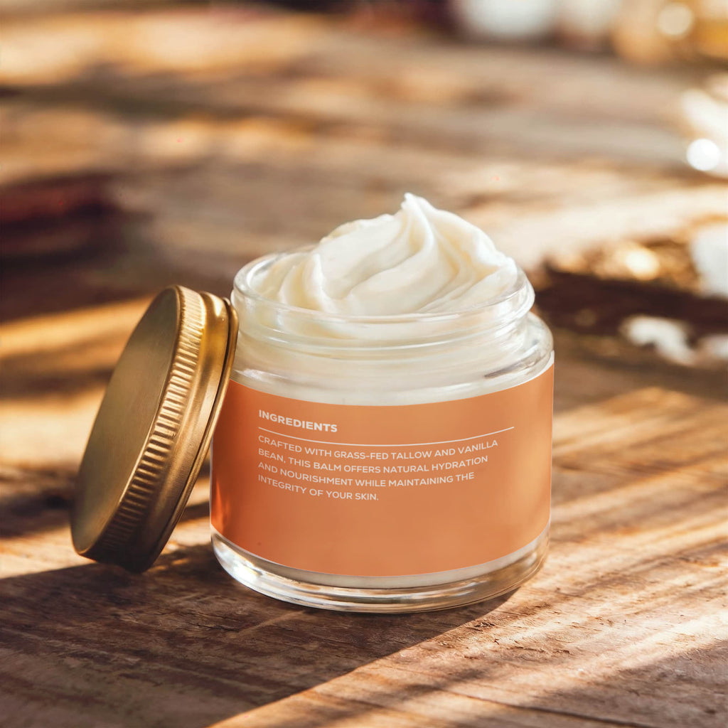Whipped Grass-Fed Tallow Balm — Vanilla Bean | By Frelyn