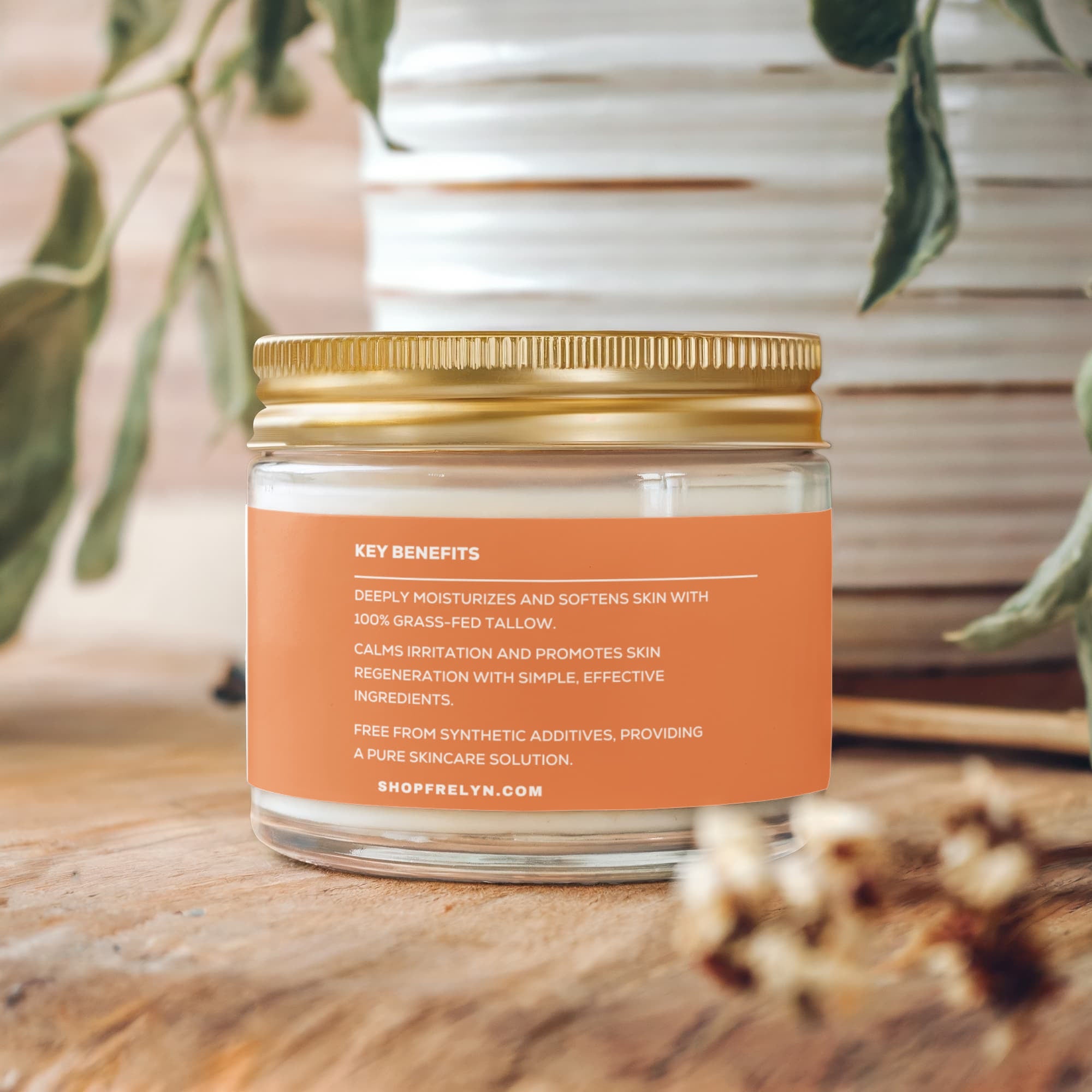 Whipped Grass-Fed Tallow Balm — Vanilla Bean | By Frelyn