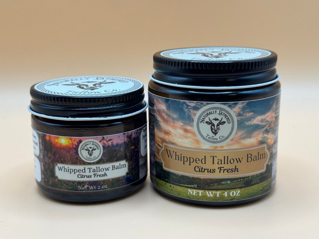 Citrus Fresh Whipped Tallow Balm